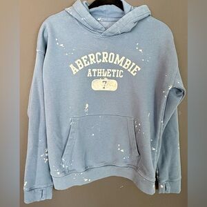 Abercrombie Kids Blue and White Hoodie